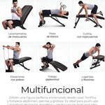 Banco Fitness Multiposición Raganet – Tu gimnasio en casa sin ocupar espacio