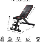 Banco Fitness Multiposición Raganet – Tu gimnasio en casa sin ocupar espacio