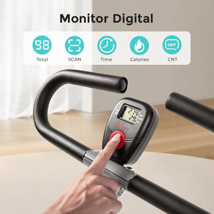 Sunny Health & Fitness Row-N-Ride (NO. 077S). Transforma tu físico en casa: full body con el Row-N-Ride