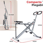 Sunny Health & Fitness Row-N-Ride (NO. 077S). Transforma tu físico en casa: full body con el Row-N-Ride