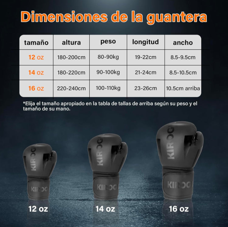 Domina tus golpes con los guantes KIROGILY - Entrenamiento profesional