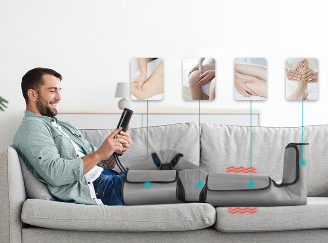 Nekteck Leg Massager – Circulación mejorada, descanso inte