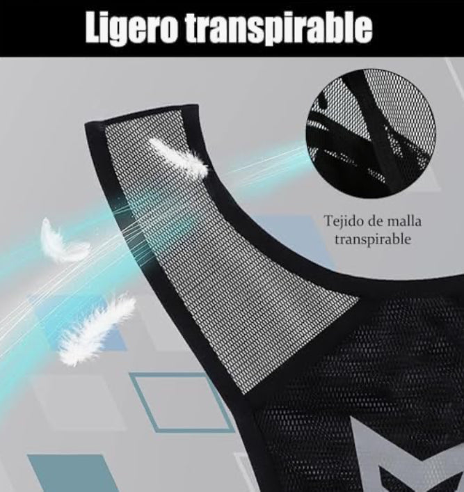 Chaleco Reflectante COTIACCV Hazte visible. Corre seguro. Entrena sin límites.