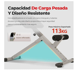 Silla de Hiperextensión / Roman Chair Sunny Health & Fitness