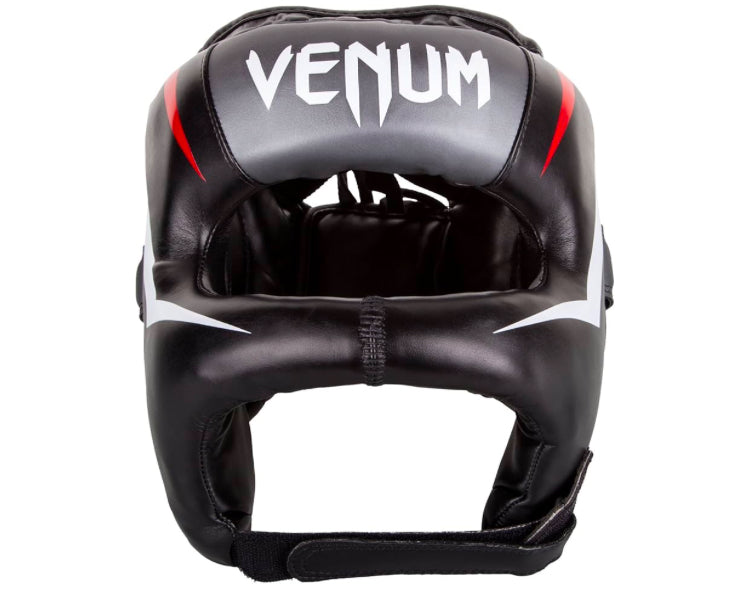 Venum Elite Headgear (Negro) – Protección Elite, Visión 180°