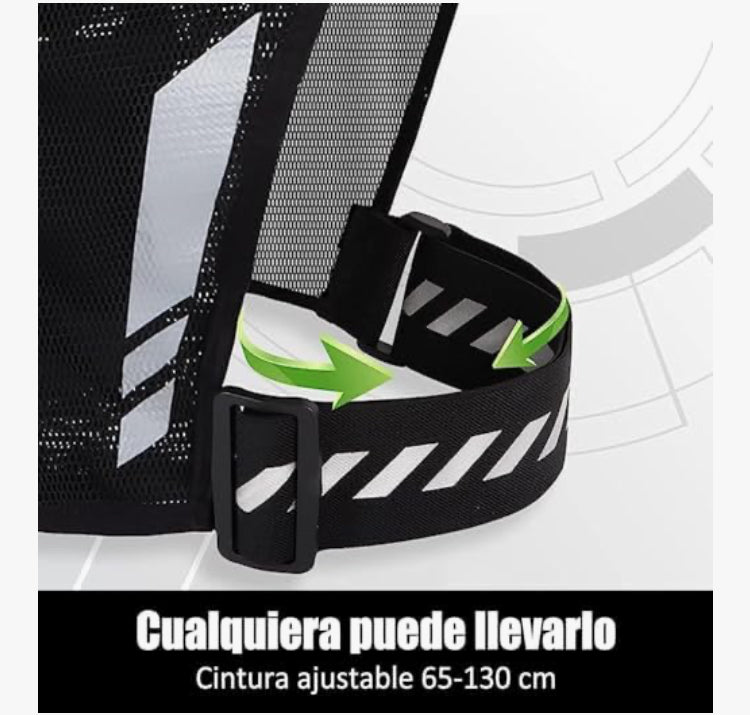 Chaleco Reflectante COTIACCV Hazte visible. Corre seguro. Entrena sin límites.
