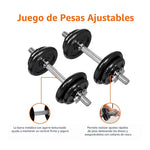 Mancuernas Ajustables Basics – ¡Entrena con potencia y versatilidad desde casa