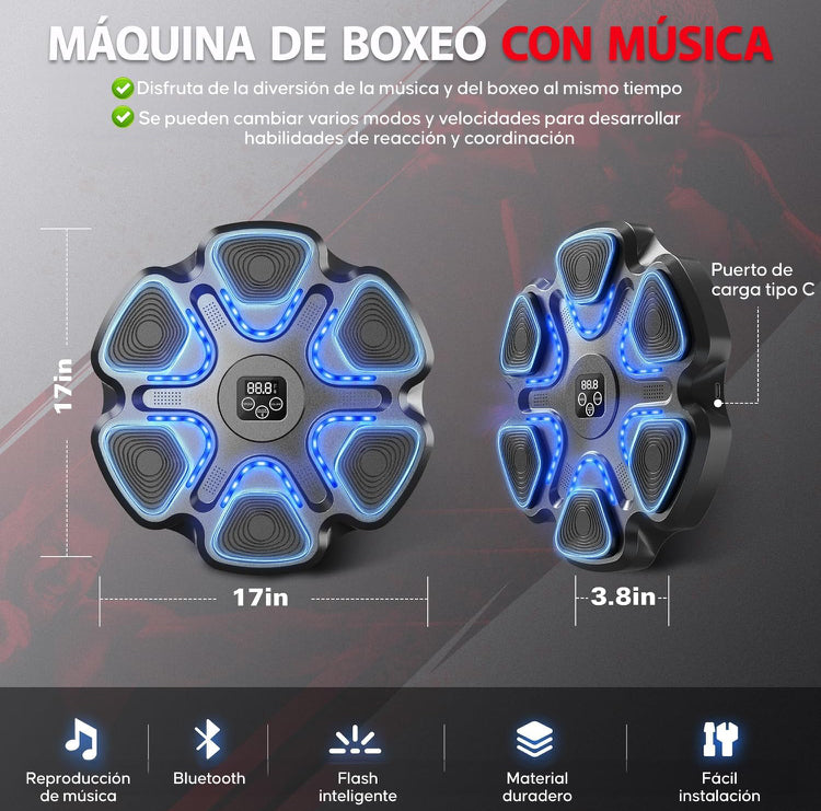 GrindPro Interactive: Boxea al ritmo de tu música en casa