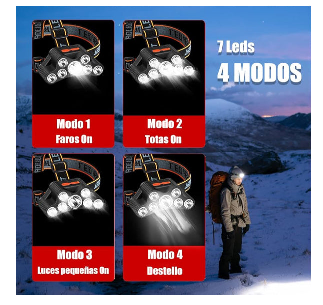 Ilumina tus rutas con la linterna que te sigue el paso.