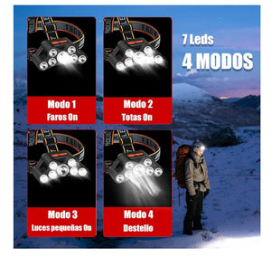 Ilumina tus rutas con la linterna que te sigue el paso.