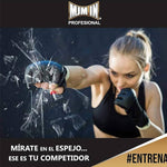 Costal de boxeo reforzado MJM IN PROFESSIONAL (18 kg, vinilo, viene lleno).