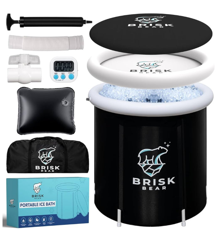 Brisk Bear Ice Bath Tub XL – Recuperación activa, rendimiento real