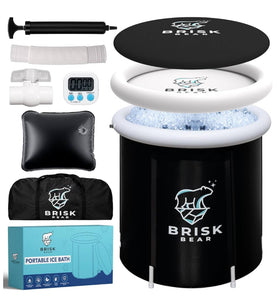 Brisk Bear Ice Bath Tub XL – Recuperación activa, rendimiento real