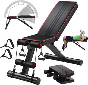 Banco Fitness Multiposición Raganet – Tu gimnasio en casa sin ocupar espacio